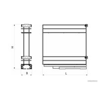 Карго AKS NORWIG 300 крепл.нижнее, хром