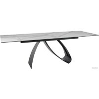 Кухонный стол Signal Diuna DIUNABC160 (белый/черный матовый)