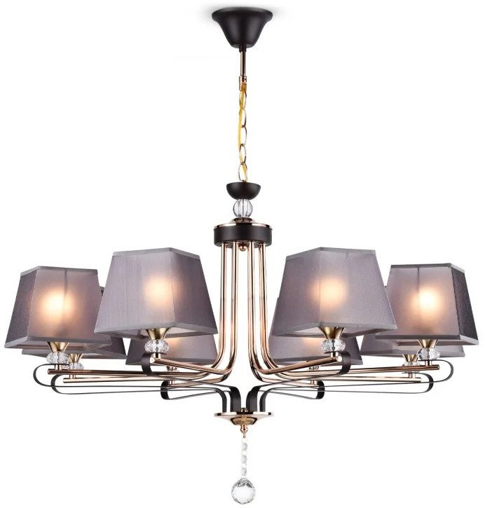 

Подвесная люстра Ambrella light Traditional TR4618/8 CF/FGD (кофе/золото)