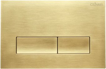 Панель смыва Cezares SLIDER-BTN-BORO (брашированное золото)
