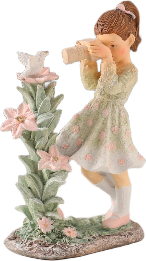 

Статуэтка Sima-Land Малышка фотографирует птичку 10583173