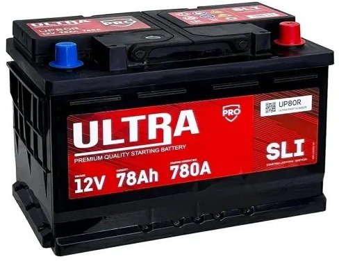 

Автомобильный аккумулятор Ultra PRO R+ (78 А·ч)