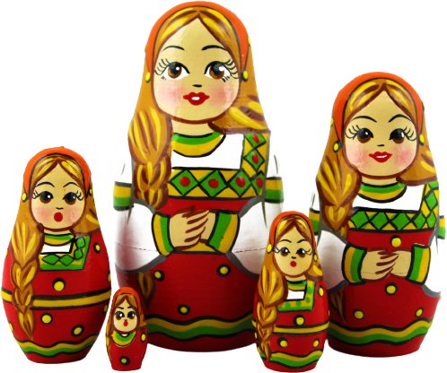 

Развивающая игра Брестская Фабрика Сувениров Девушка в восточном славянском традиционном костюме (набор 5 шт)