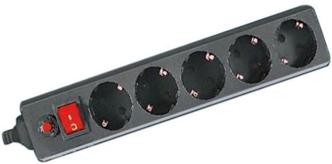 

Сетевой фильтр General Lighting GPS-5-16-3x1-700-B 471007 (с выключателем, черный)