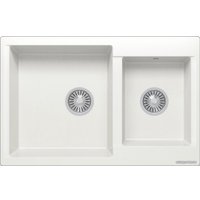Кухонная мойка Polygran Brig-772 (белый хлопок 36)