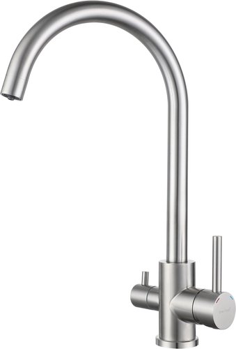 Смеситель GranFest QUARZ GF-Z5420 (нержавеющая сталь)