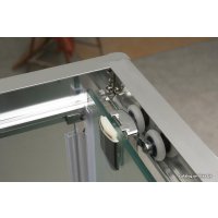 Душевой уголок BelBagno UNIQUE-A-2-75/90-P-Cr (рифленое стекло)