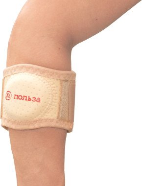 

Бандаж локтевой Польза На локтевой сустав 0517 (бежевый)