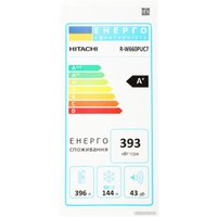 Четырёхдверный холодильник Hitachi R-W660PUC7GGR