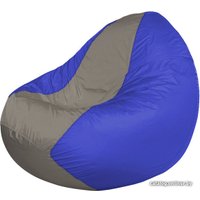 Кресло-мешок Flagman Classic К2.1-102 (синий/серый)
