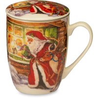 Кружка Lamart Noel Санта с оленем LMR-22384
