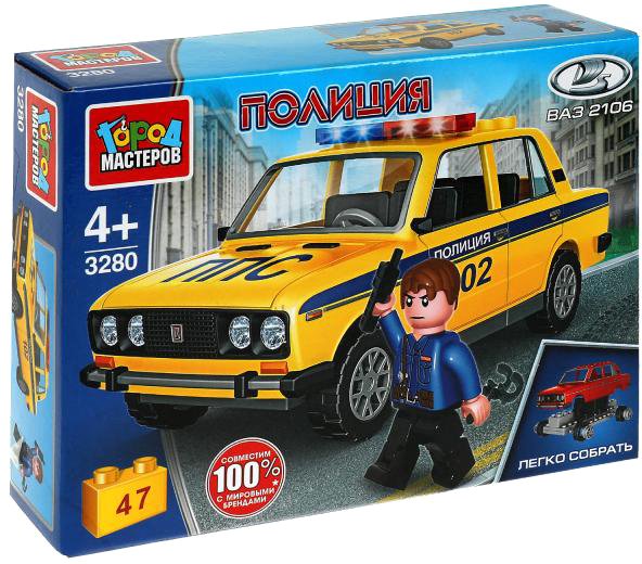 

Конструктор Город мастеров Полиция 3280-KK Lada-2106