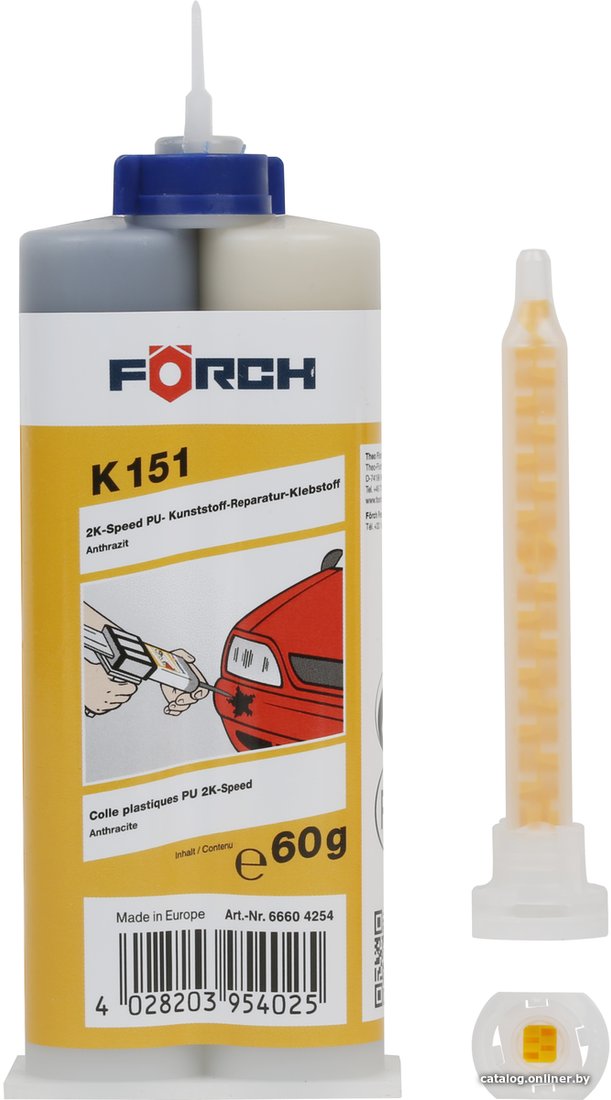 FORCH Клей для пластмасс 2K-Speed K151 60г
