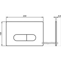 Панель смыва Ideal Standard ProSys Oleas SmartFlush M1 R0117AC (белый)