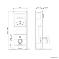 Инсталляция для унитаза Damixa DX00.I011.0101