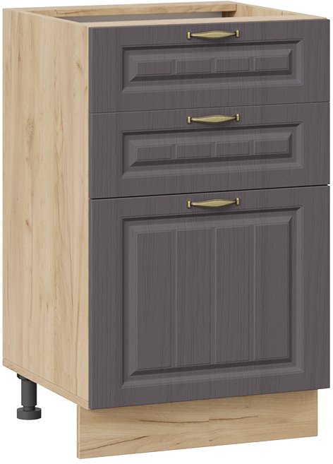 

Шкаф напольный Трия Лина 1Н5Я3 (дуб крафт золотой/графит)