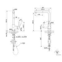 Смеситель Smeg MID1MN