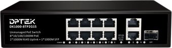 Неуправляемый коммутатор DPTEK DK1000-8TP2G1S