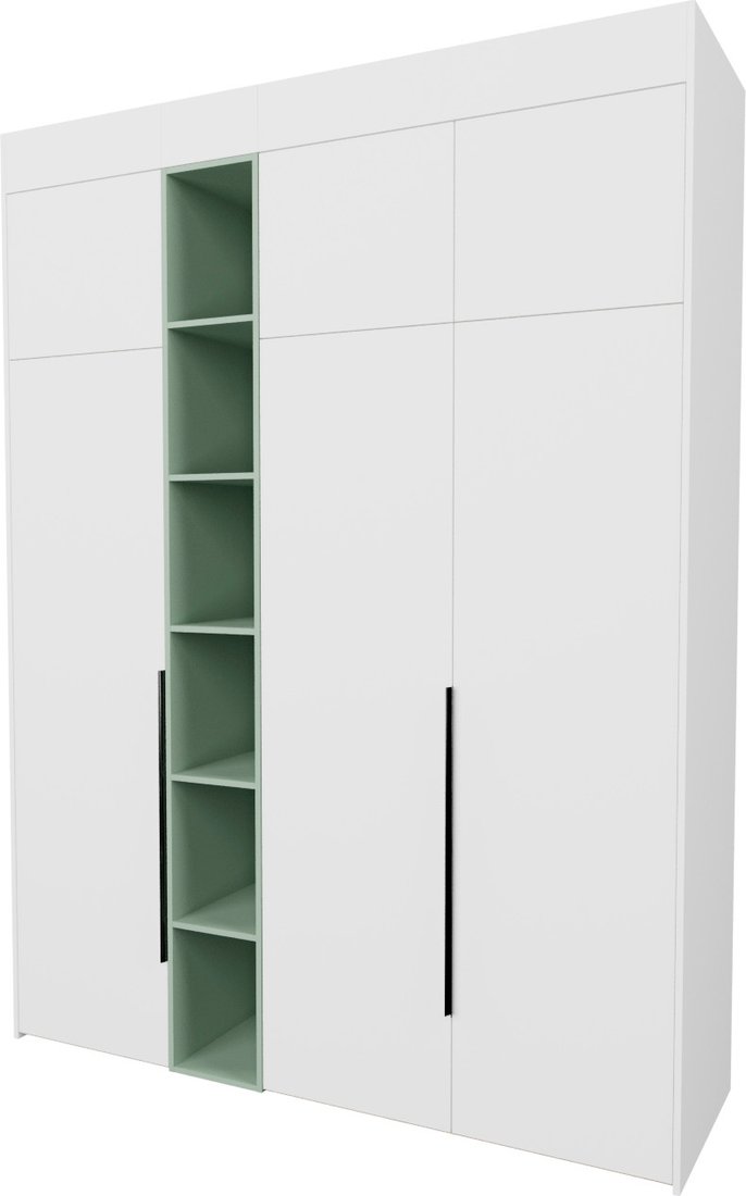 

Шкаф распашной Рэйгрупп Рэй S257-В7-1-EBZ В7-1 (дуб элисон/белый премиум/зеленый самшит)