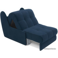Кресло-кровать Мебель-АРС Барон №2 (велюр, темно-синий Luna 034) в Барановичах