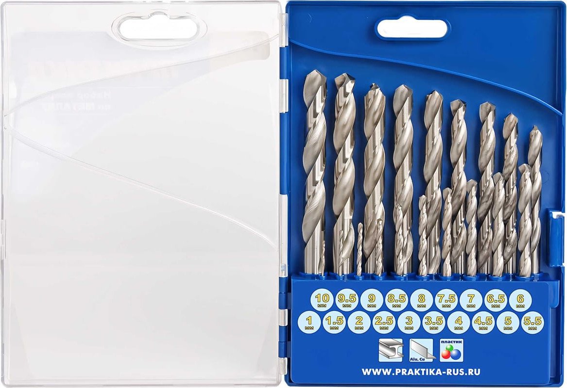 

Набор сверл Практика Профи 640-308 (19 шт)