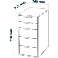 Комод Mio Tesoro Ингар 5 (белый)
