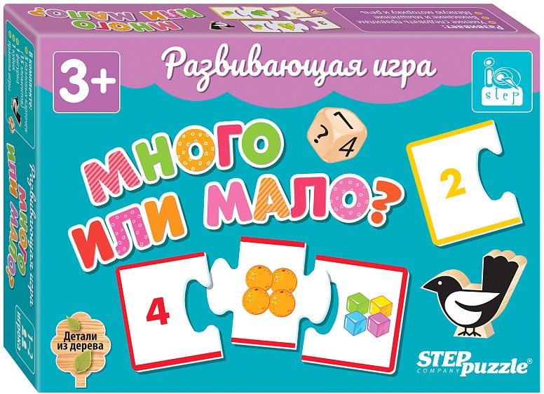 

Развивающая игра Step Puzzle IQ step. Много или мало 89863