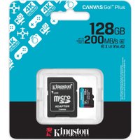 Карта памяти Kingston Canvas Go! microSDXC 128GB SDCG4/128GB (с адаптером)