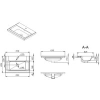  AM.PM Тумба под умывальник Gem M90-FHX0602-WC0602WG