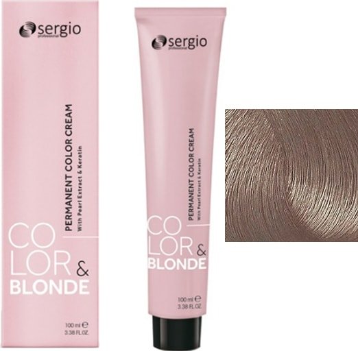 

Крем-краска для волос Sergio Professional Color&Blonde 8.1 блондин пепельный