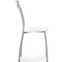 Стул Woodville Goki (белый полимер/светлый мусс)