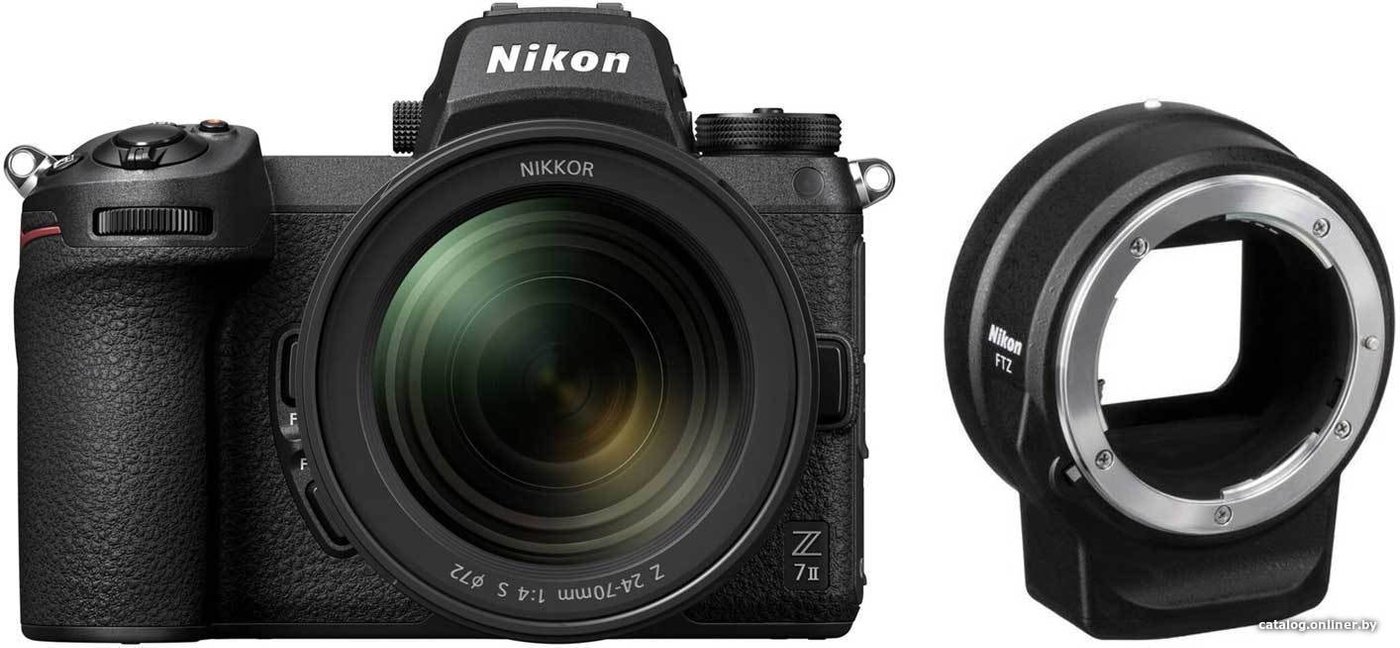 Беззеркальный фотоаппарат Nikon Z7 II Kit 24-70mm + FTZ Adapter
