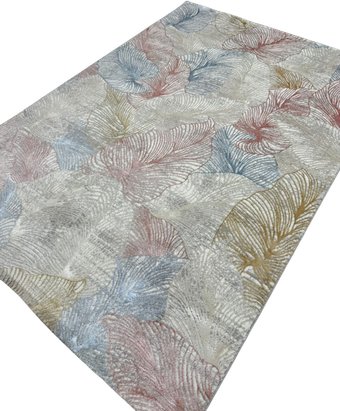 Ковер для жилой комнаты Radjab Carpet Амальфи Прямоугольник A4341A (2.4x3.4, Pink/White)