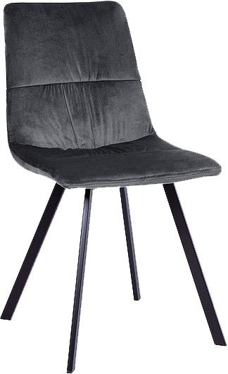 

Стул Signal Toledo Velvet (bluvel 14 серый/черный матовый)