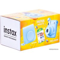 Фотоаппарат Fujifilm Instax Mini 11 Geometric Set (голубой)