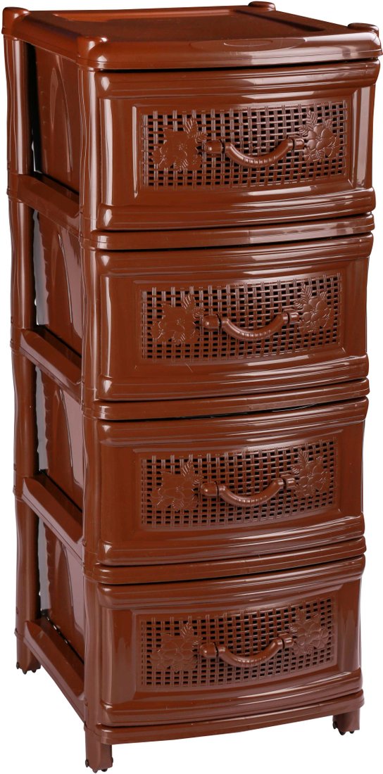 

Комод Альтернатива Эконом 4-х секционный (шоколадный) М2443