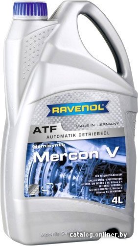 Трансмиссионное масло Ravenol Mercon V 4л