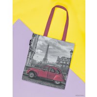Сумка шоппер JoyArty Французский ретромобиль bsh_221399