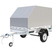 Двухосный прицеп Титан 2714-03 (2.7х1.4 борт 30см, тент 1200 Аэро)