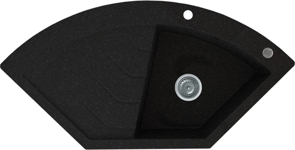 

Кухонная мойка Kernau KGS B 90 1B1D Black Metallic