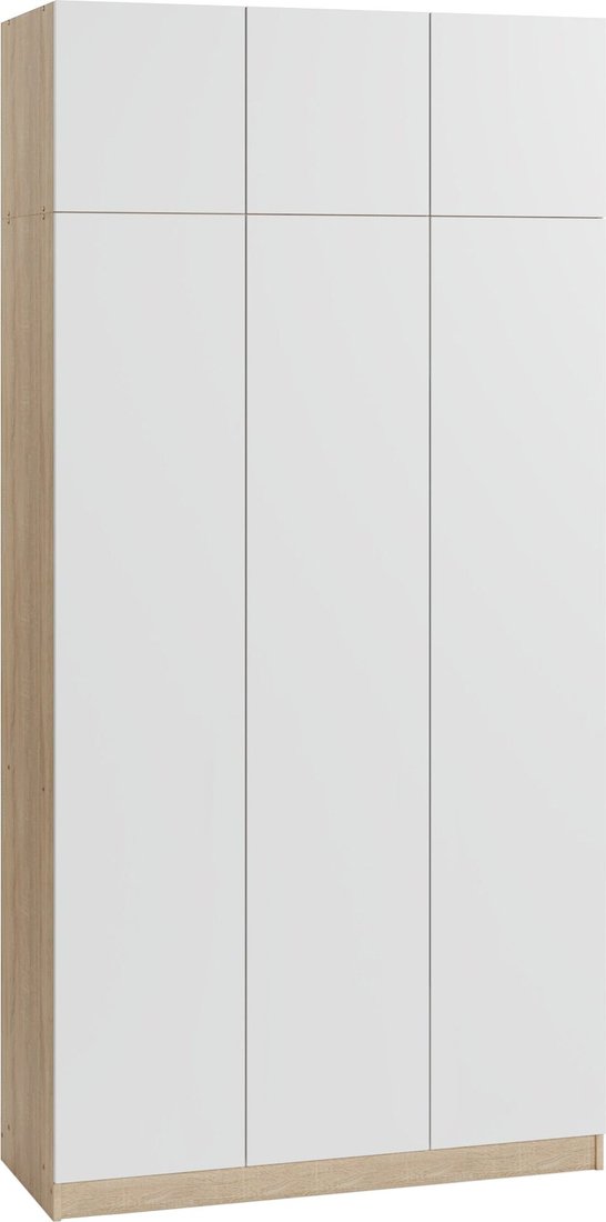 

Шкаф распашной Soma Lord Lite 3-х створчатый 120x240 (дуб сонома/белый)