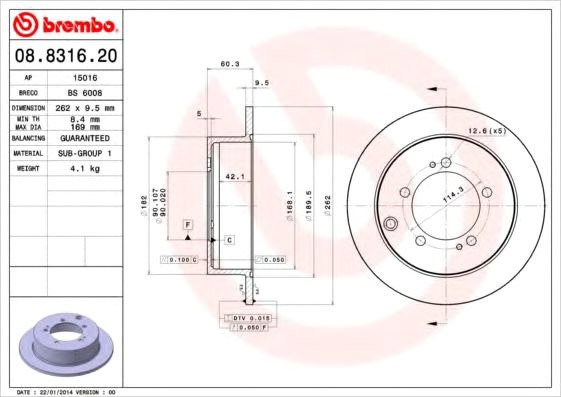 

Brembo 08831620