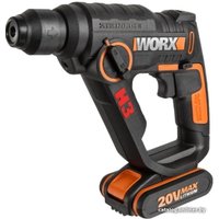 Перфоратор Worx WX390.1 (с 2-мя АКБ, кейс)