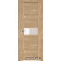 Межкомнатная дверь ProfilDoors 2.05XN L 40x200 (каштан натуральный, стекло перламутровый лак)