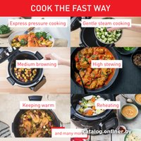 Мультиварка-скороварка Tefal Cook4me Touch CY9128