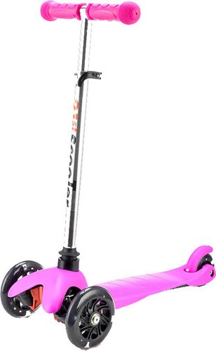 Трехколесный самокат 21st Scooter SKL-06AH (розовый)