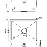 Кухонная мойка Roxen Uno 560210-54B-V графит/текстурная PVD покрытие (с ролл-матом и дозатором)