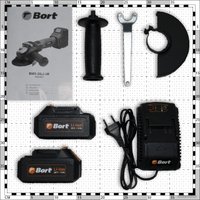 Угловая шлифмашина Bort BWS-20LI-SR (с 2-мя АКБ)