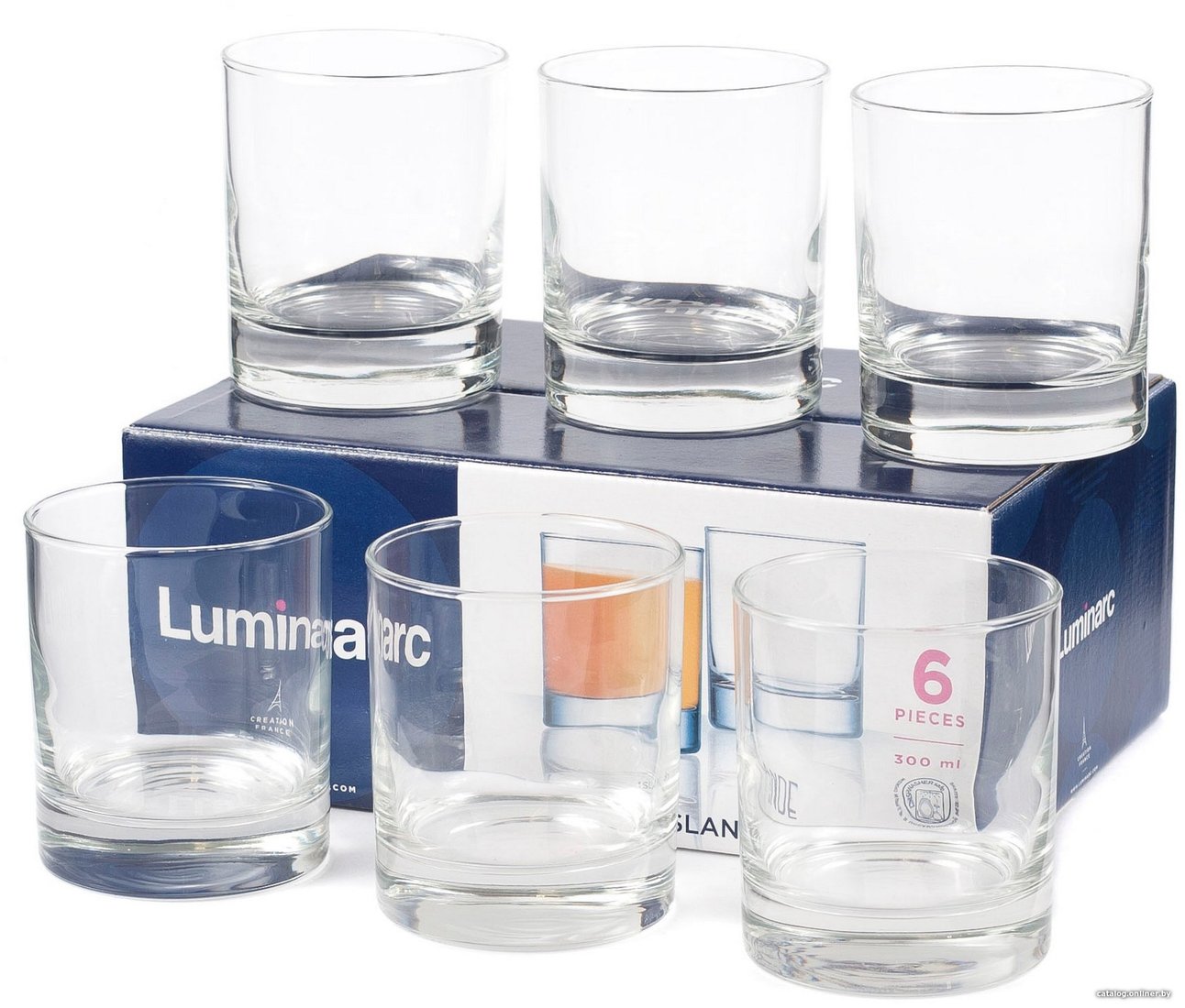Набор стаканов для воды и напитков Luminarc Islande J0019