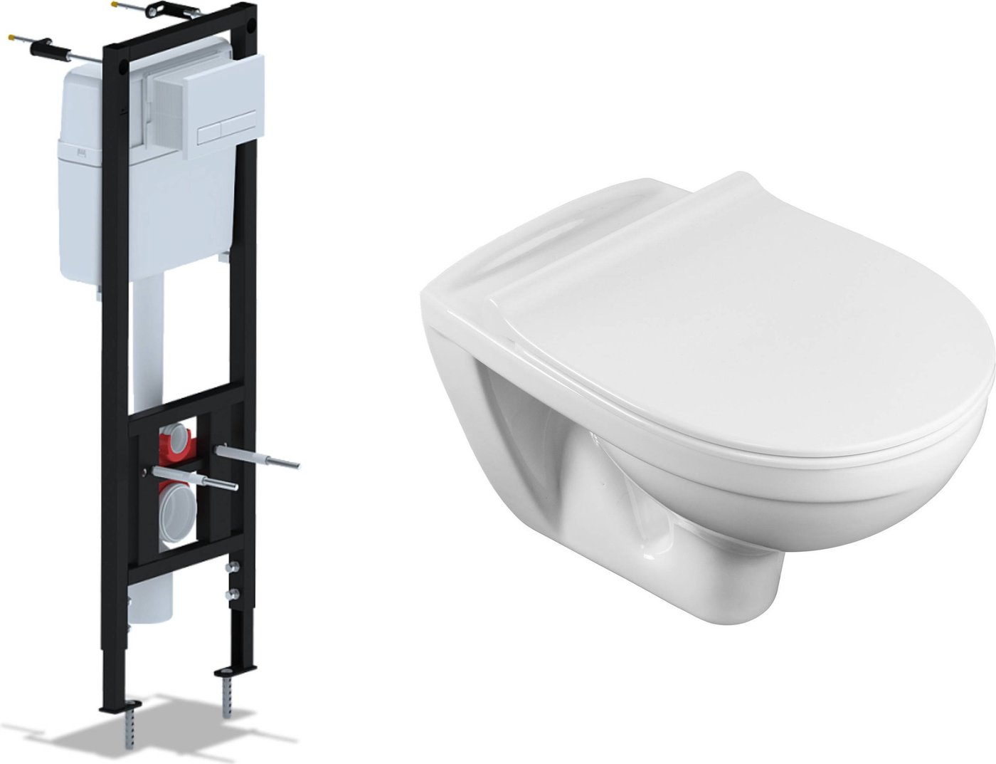 Унитаз подвесной Santek Бореаль 1WH302205 + Ани Пласт WCP4140